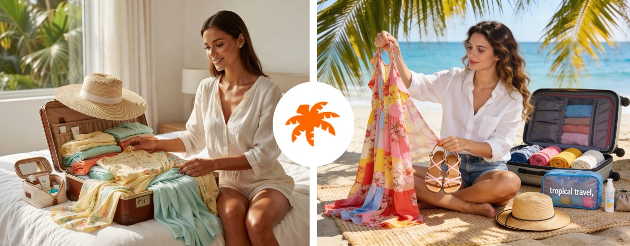Préparer sa valise pour un voyage dans les Caraïbes